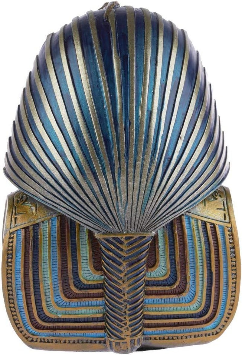 - Bust Faraon Ramses II 18 cm - decor egiptean - figura decor Egipt antichitate - figura statuie zeu - bust egiptean de aur - idee cadou originală pentru interior Statuete si sculpturi Naty Shop