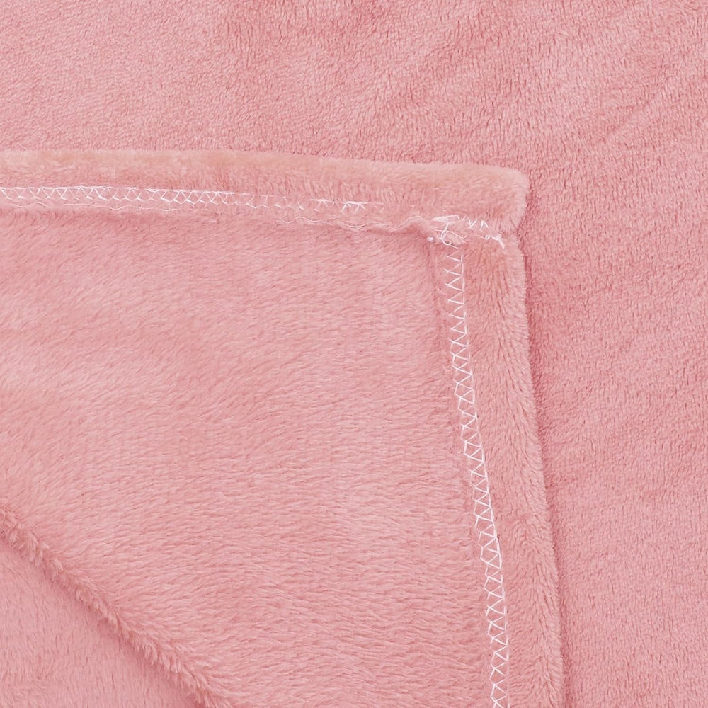 HOMLA Soffice e calda coperta in pile rosso - per divano e letto Comoda coperta Coperta per divano Coperta per soggiorno - di facile manutenzione 150 X 200 cm Letti e coperte rosa Besuche den HOMLA-Store