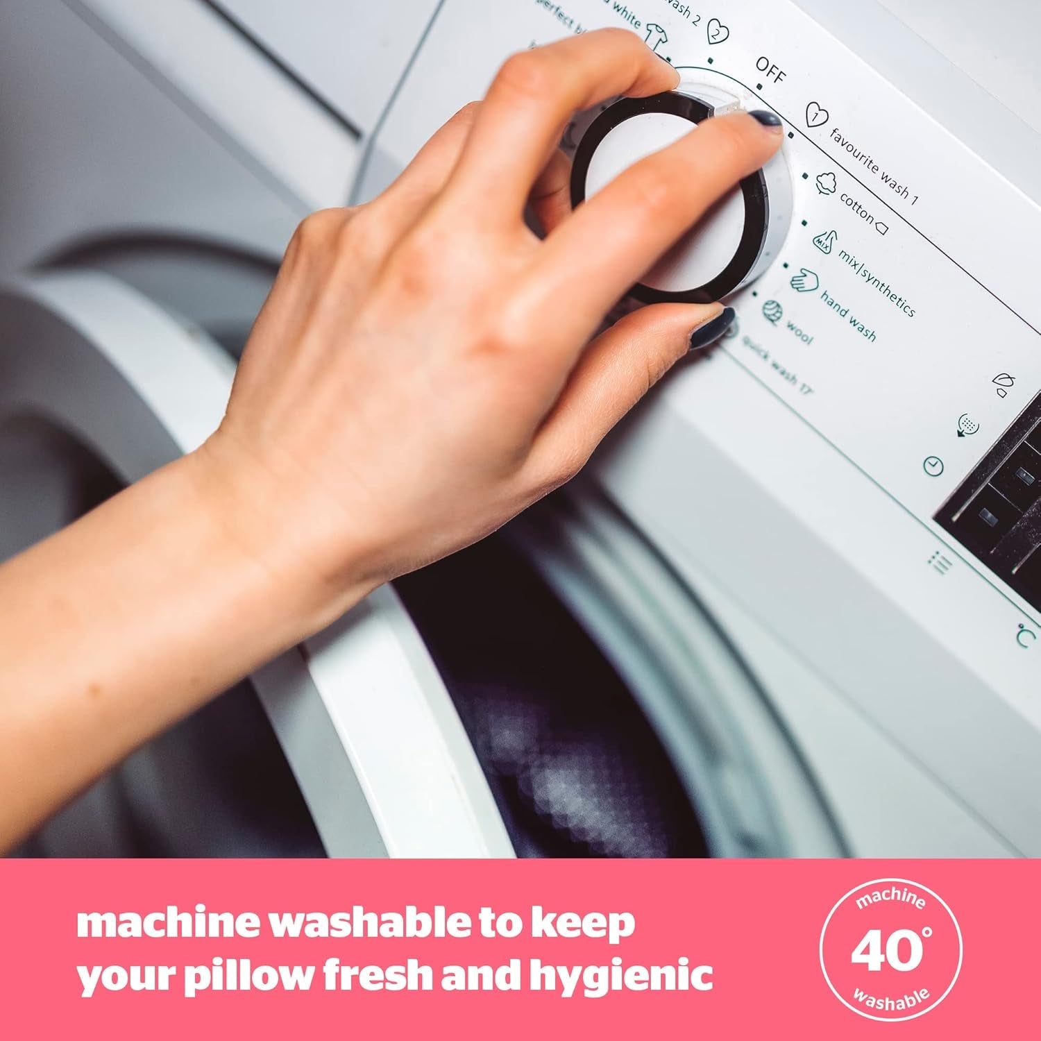 Silentnight Ultimate Pillow - pernă de pat moale și de susținere cu capac de lux matlasat Pinsonic Soft Touch, lavabil la mașină și hipoalergenic pentru cei care dorm pe spate și lateral, 1 bucată Perne standard Naty Shop