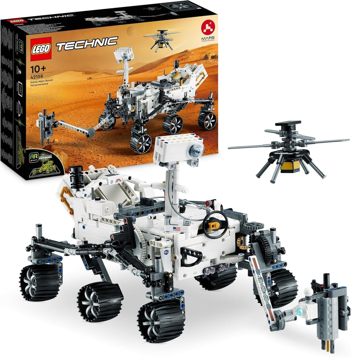 LEGO Space Toy Set 42158 Technic NASA Mars Rover Perserverance con Ar App Giocattolo da costruzione scientifico per ragazze e ragazzi 10+ set di costruzione Acquista il LEGO-Store Single