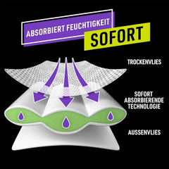 Pantaloni del pigiama a cuori 9 mutande assorbenti per la notte 8 anni 27 kg-43 kg Protezione dalle perdite per tutta la notte