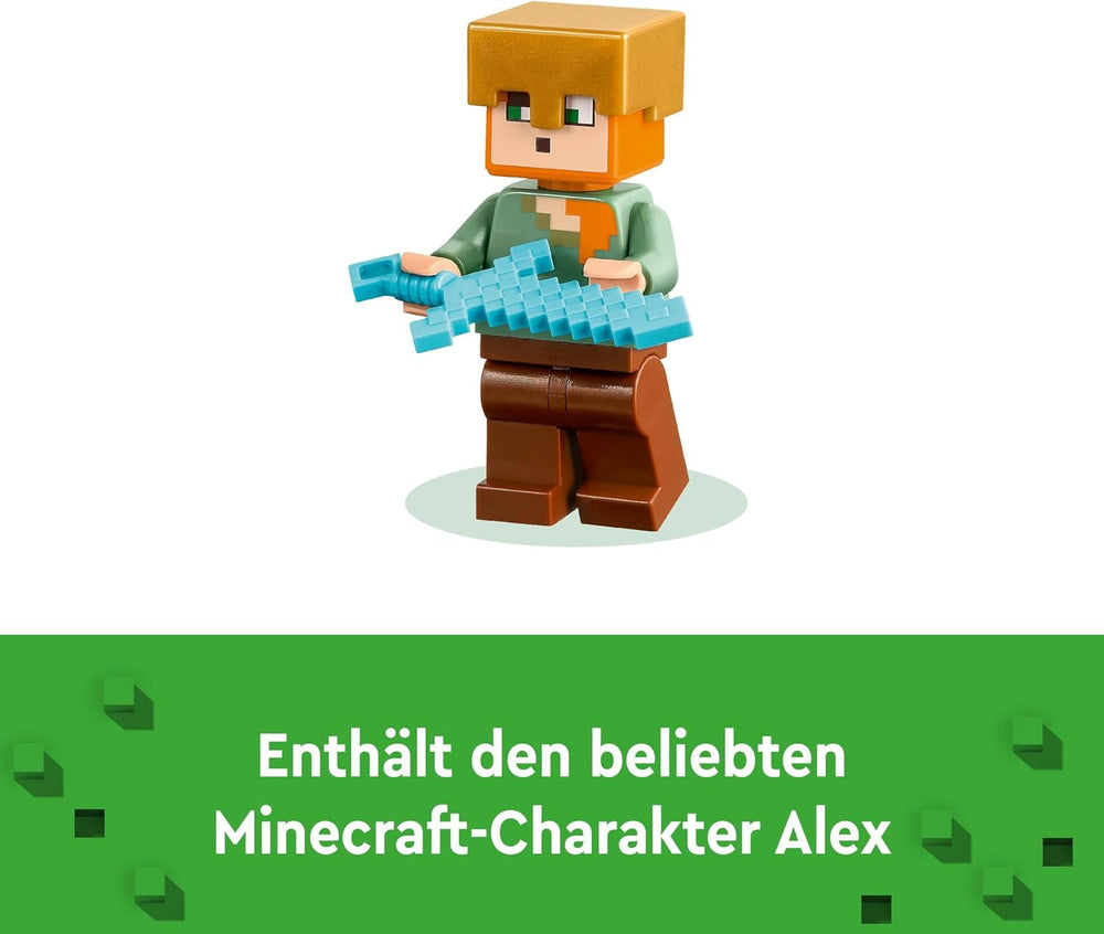 LEGO Minecraft L'Armeria Playset con personaggi degli eroi, armi giocattolo e personaggio di Alex, giocattolo d'azione per ragazzi e ragazze, regalo per giocatori e bambini di 7 anni 21252 Set da costruzione Besuche den LEGO-Store