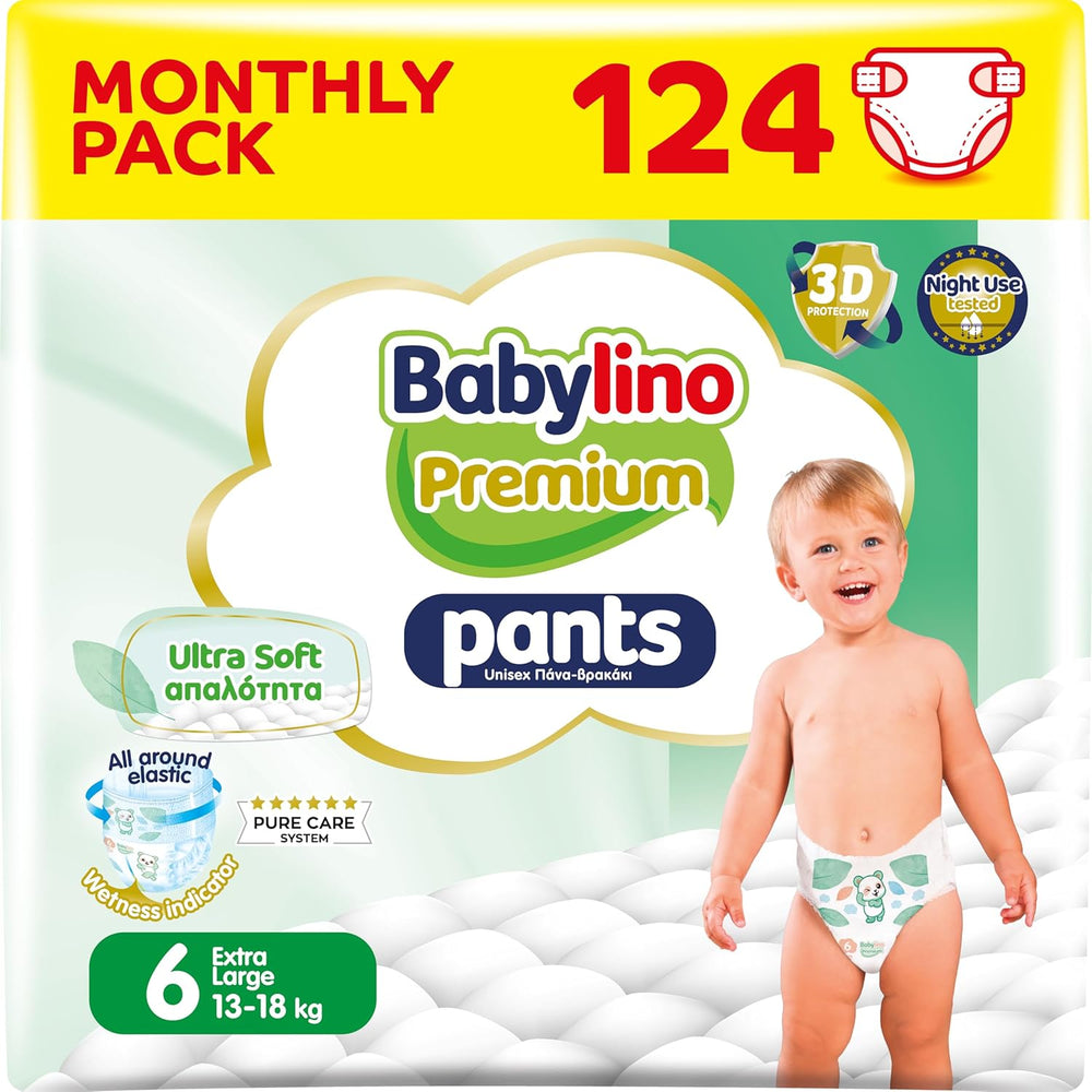 Pantaloni Premium taglia 8 con filtro ultra morbido, XXL (20+ kg), 26 pezzi