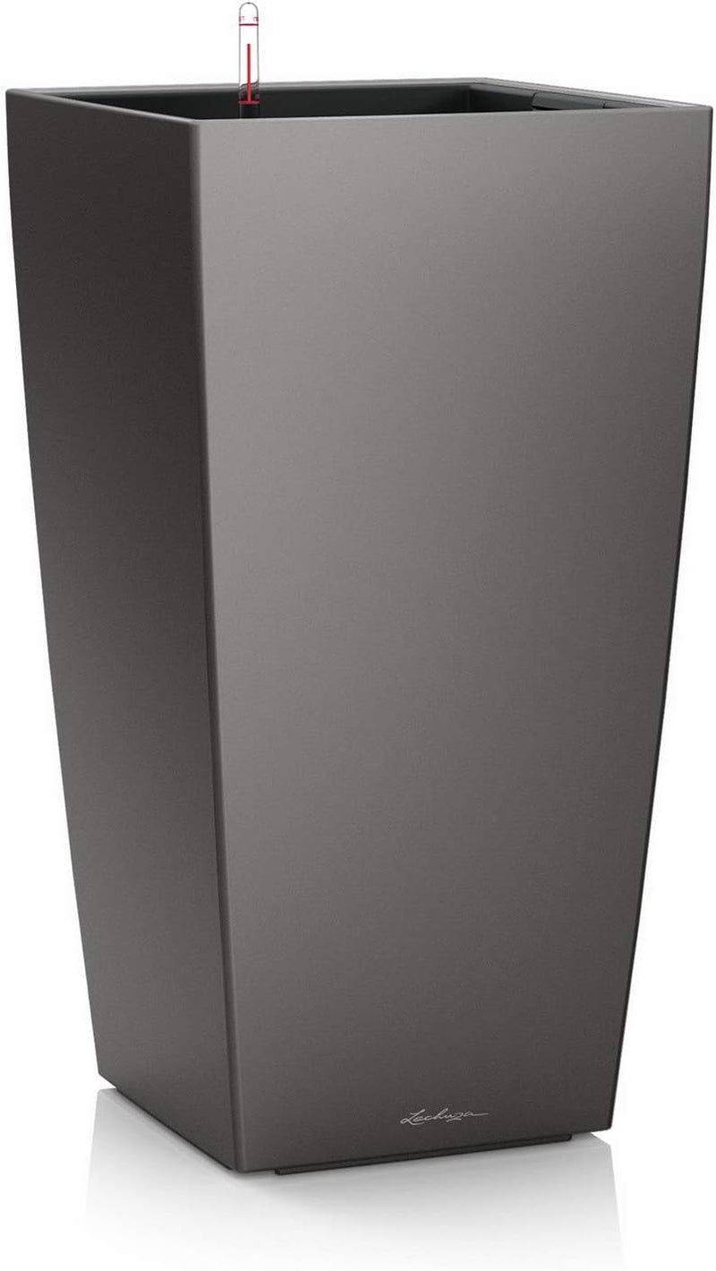 LECHUZA CUBICO Premium 50 alb lucios 18161