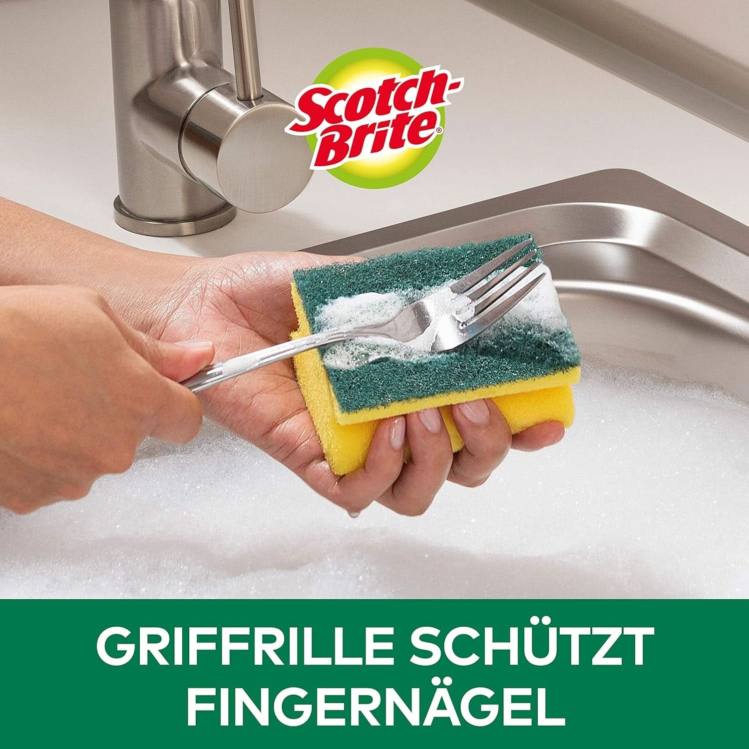 Scotch-Brite Classic Pot Cleaner, confezione da 16 spugne, spugna da cucina - pulisce in modo potente ed efficace Detersivi da cucina Naty Shop