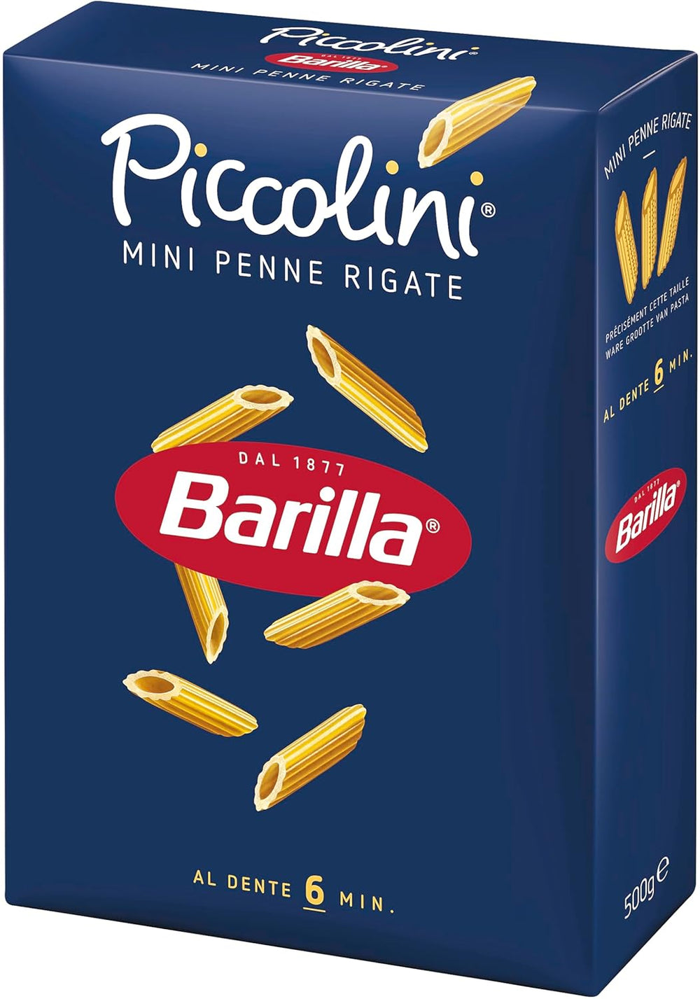 Pasta Barilla Piccolini Mini Penne Rigate, 500g