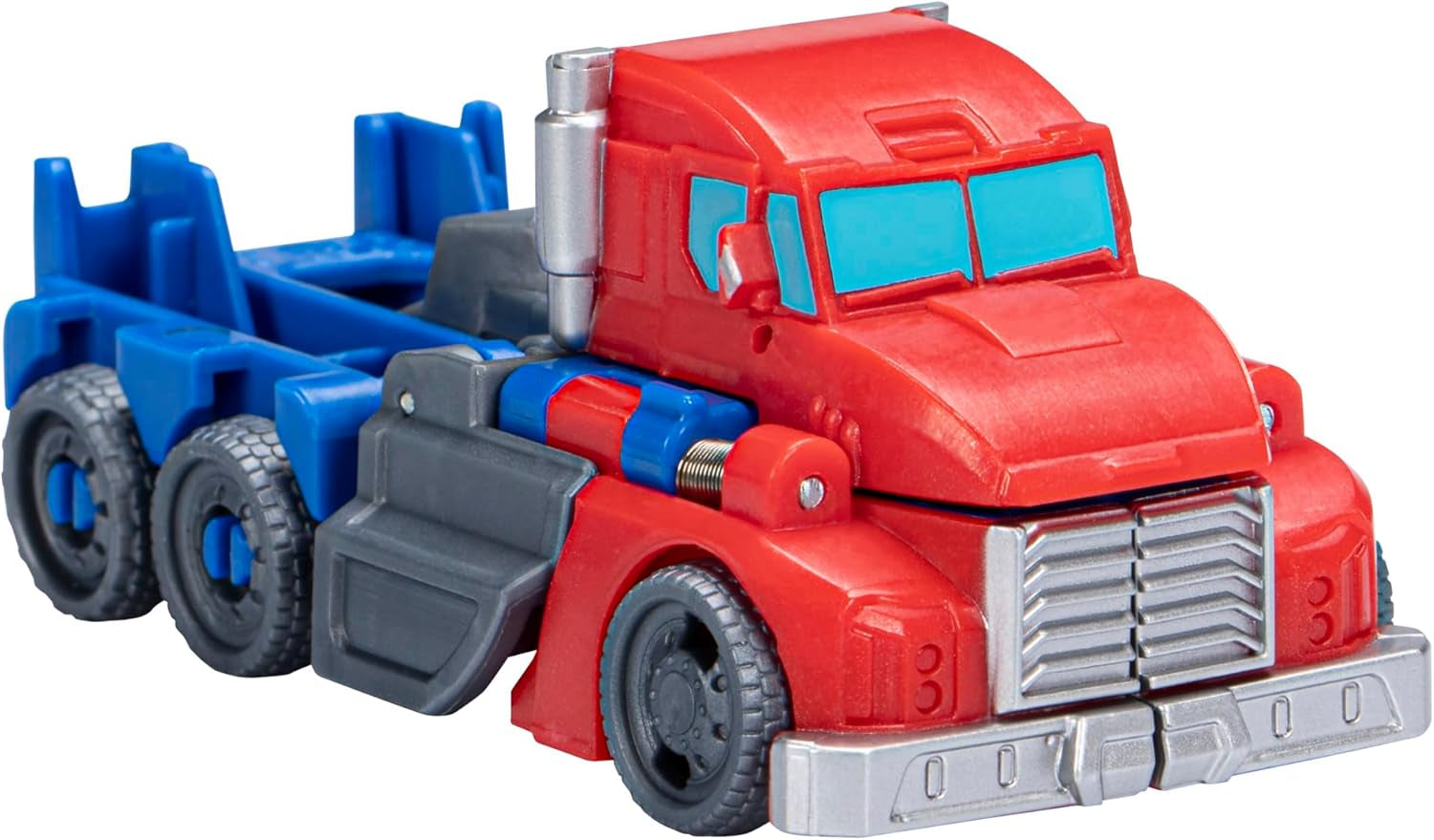 Transformers Earthspark 1-Step Flip Changer Optimus Prime Action Figure (10 cm) Robot Giocattolo Età 6+ Action Figure Naty Shop