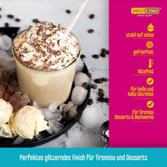 DECOCINO Glitter Cacao Oro, Cacao in polvere di alta qualità con glitter, 100 grammi Naty Shop