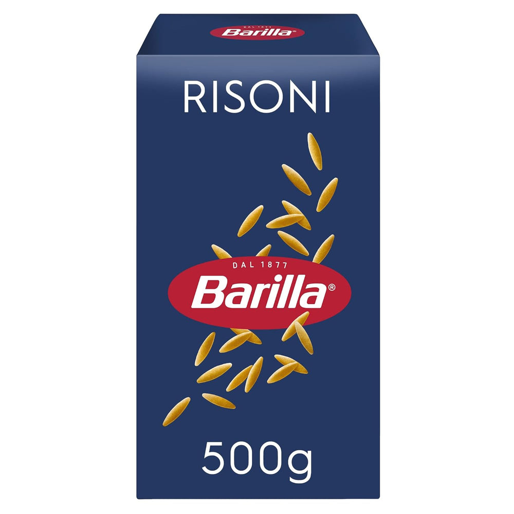 Pasta Barilla Risoni n. 26 semole di grano duro di alta qualità, sempre al dente (1 x 500 g)