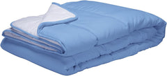 Pikolin Home - Piumino reversibile 300 G - Imbottitura nordica bicolore - Per lettino 60 - Imbottitura in piuma, calda, traspirante, blu/bianco, 100 X 120 cm Trapunte e trapunte Naty Shop Titolo predefinito