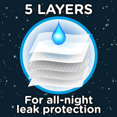 Pannolini notte Huggies, per bambine 8-15 anni (27-57 kg), molto assorbenti, 9 pezzi (confezione da 2) Mamma e Bambino Naty Shop