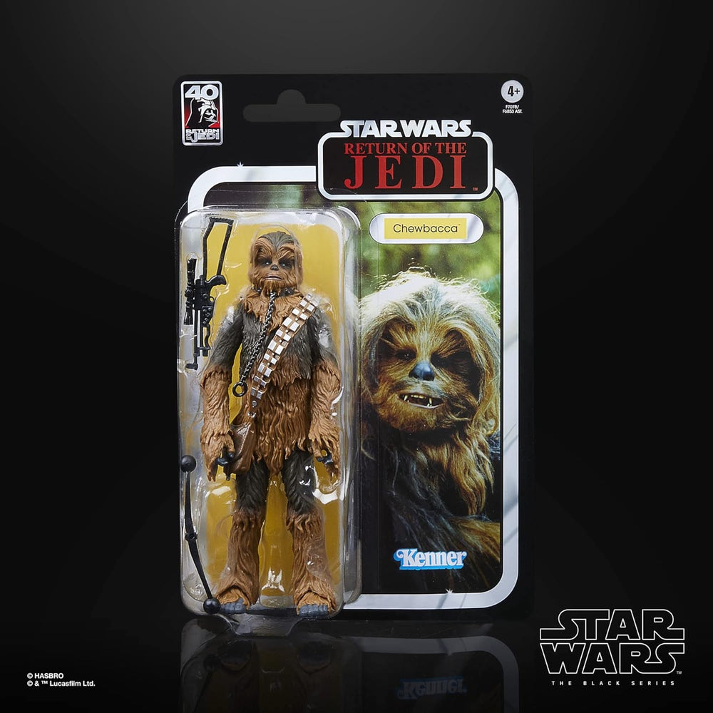 Star Wars Seria Neagră Chewbacca, Figura de acțiune Întoarcerea cavalerului Jedi, 15 cm Action figures Naty Shop