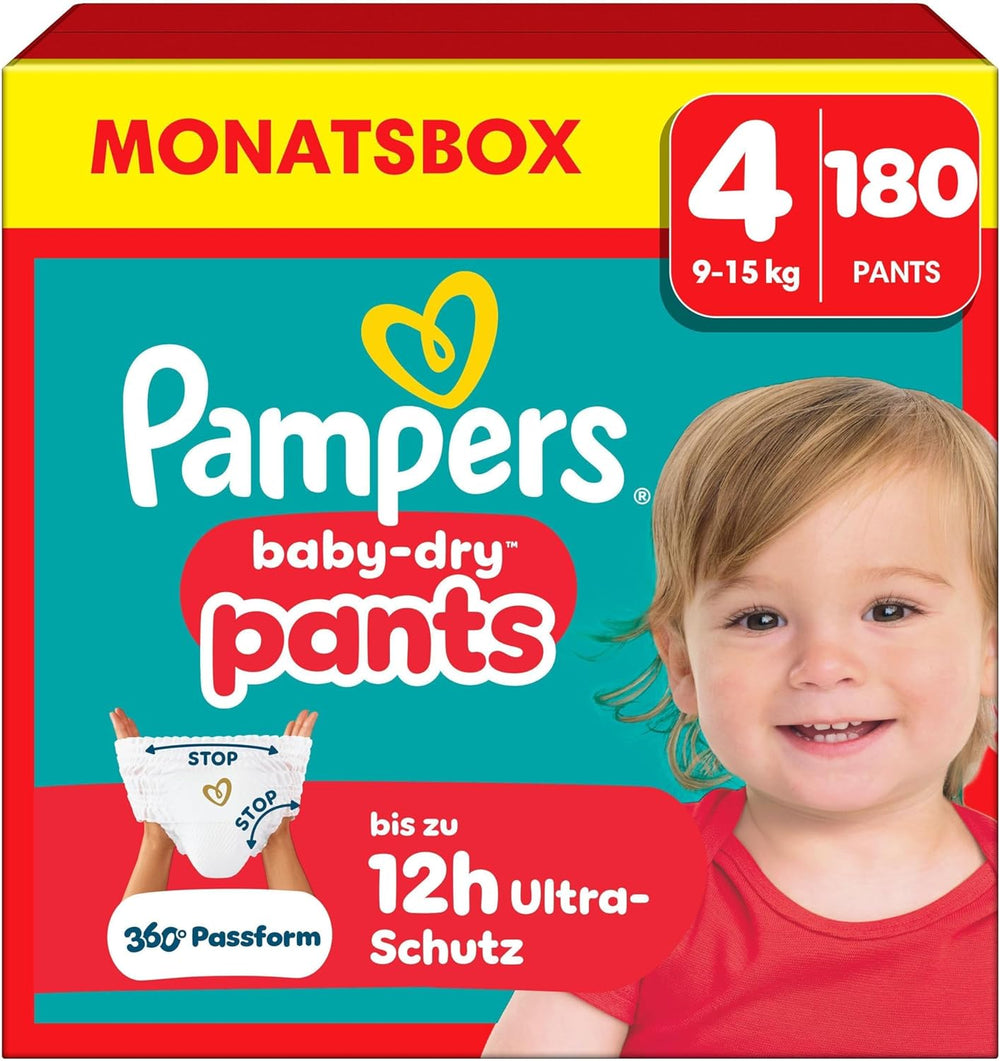 Pantaloni Pampers Baby-Dry Taglia 5, 160 Pezzi, 11kg-17kg, 360° auslaufsichere Fit per il giorno e la notte