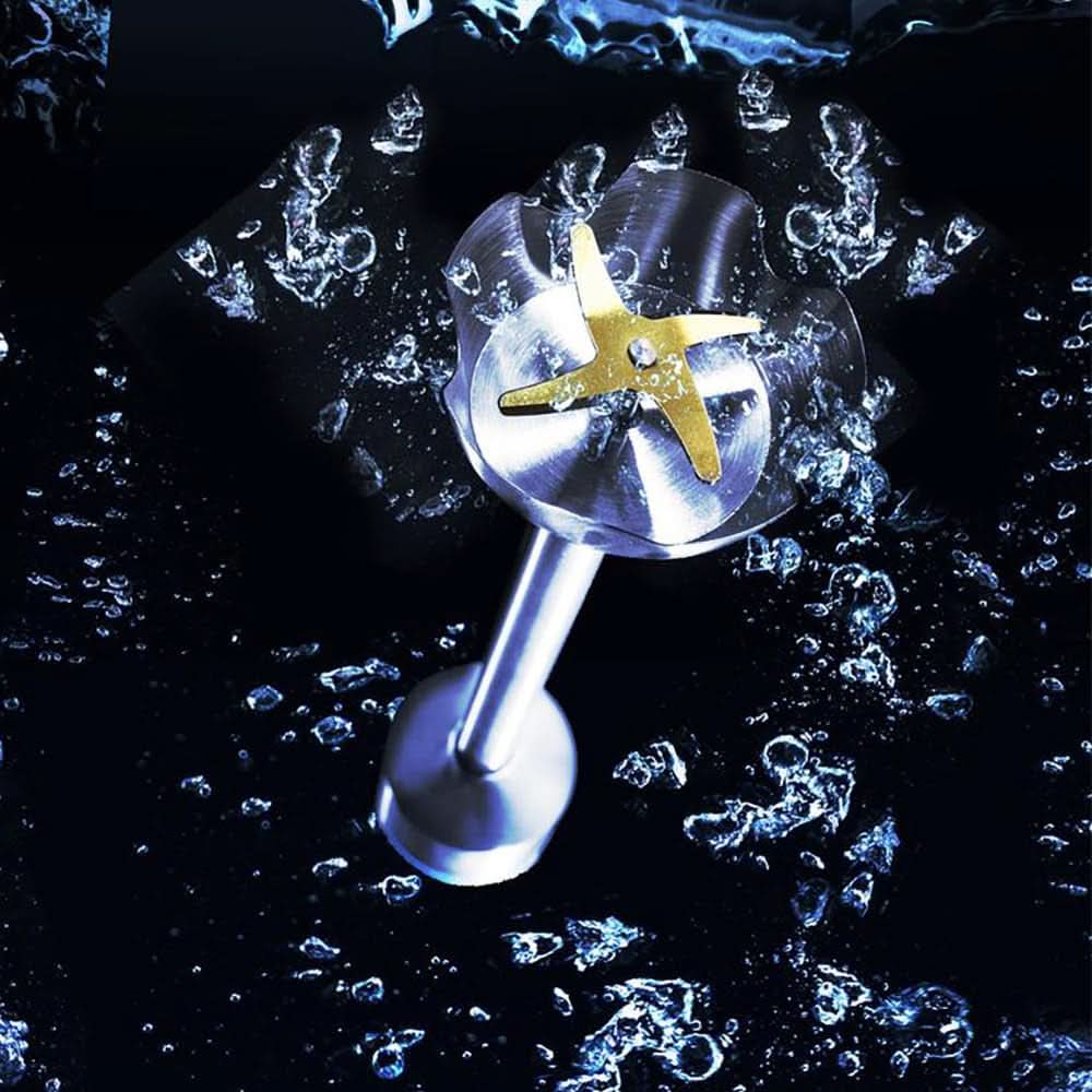 Cecotec Hand-Mixer Powergear 1500 - Klingen Aus Titanium Beschichtung, 21 Geschwindigkeitsstufen, 1500 W, Inklusiv Glas Mit Deckel. (Schwarz und Edelstahl, XL) Cucina Naty Shop