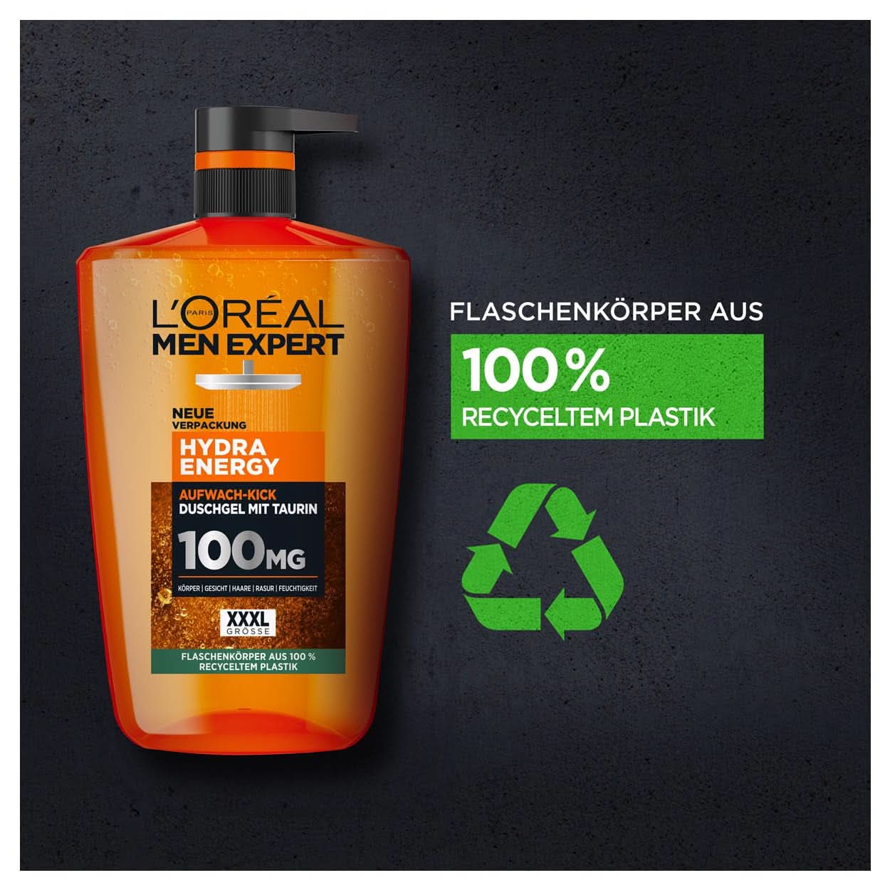 L'Oréal Men Expert XXXL Gel de duș și șampon pentru bărbați, 1 litru Naty Shop