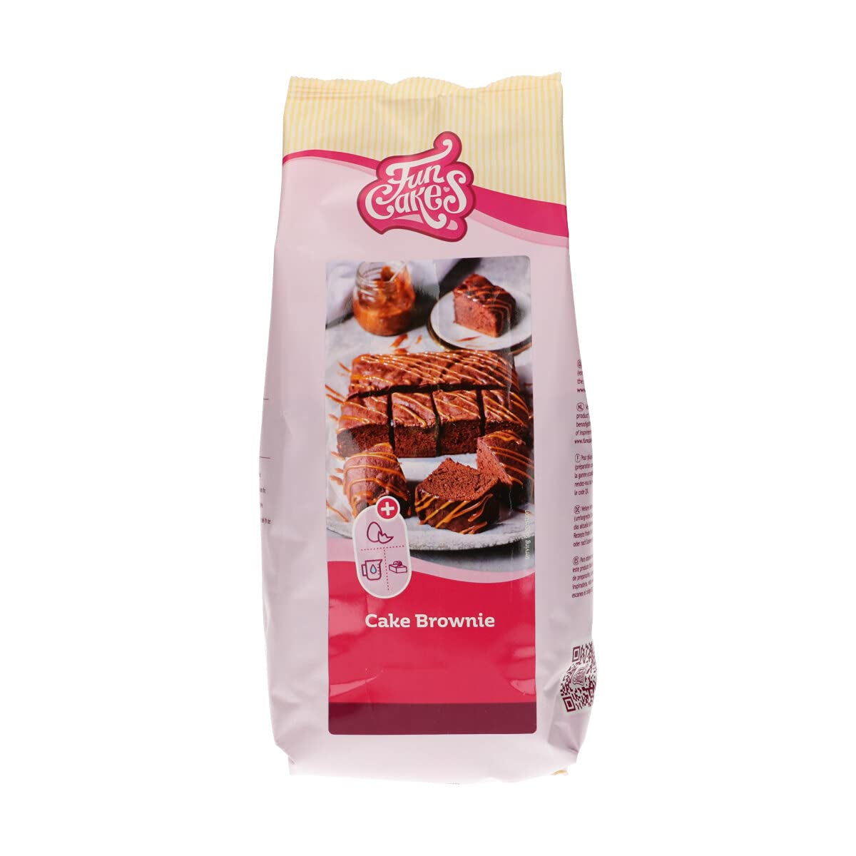 Funcakes Mix Für Cake Brownies: Einfach Zu Berübenen, Für Brownies Und Schokoladenkuchen Mit Reichem Schokoladengeschmack, Halal., 1 Kg Mix per cottura e cottura Naty Shop Default Title