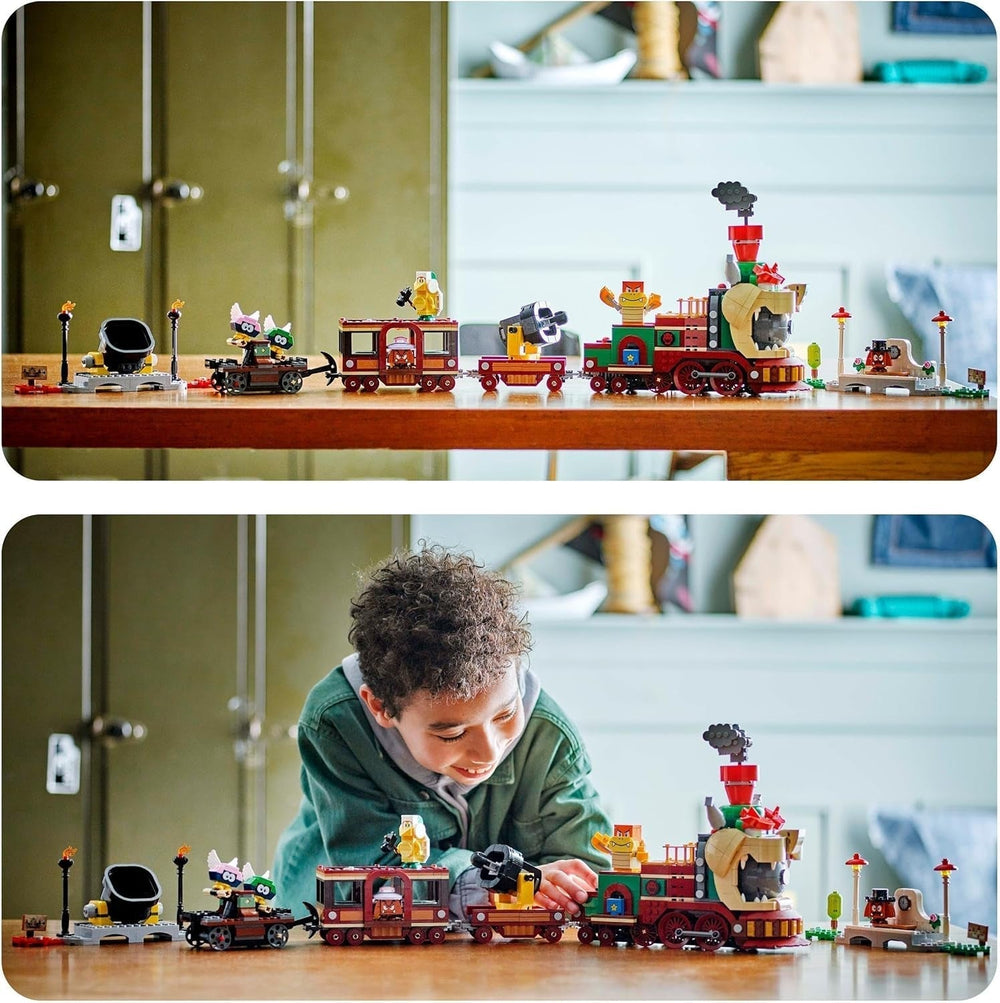 LEGO Super Mario Express Il treno Bowser per bambini Playset avventura con Hammer Brother 2 Gumbas e 2 parapunture Regalo Nintendo per ragazzi e ragazze Giocatori 71437 Set da costruzione Acquista dal negozio LEGO