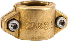 Cleme de furtun Gardena: Clemă de furtun din alamă pentru atașarea furtunurilor de aspirație sau de înaltă presiune, potrivite pentru furtunuri de 25 mm (1 inch) (7211-20)