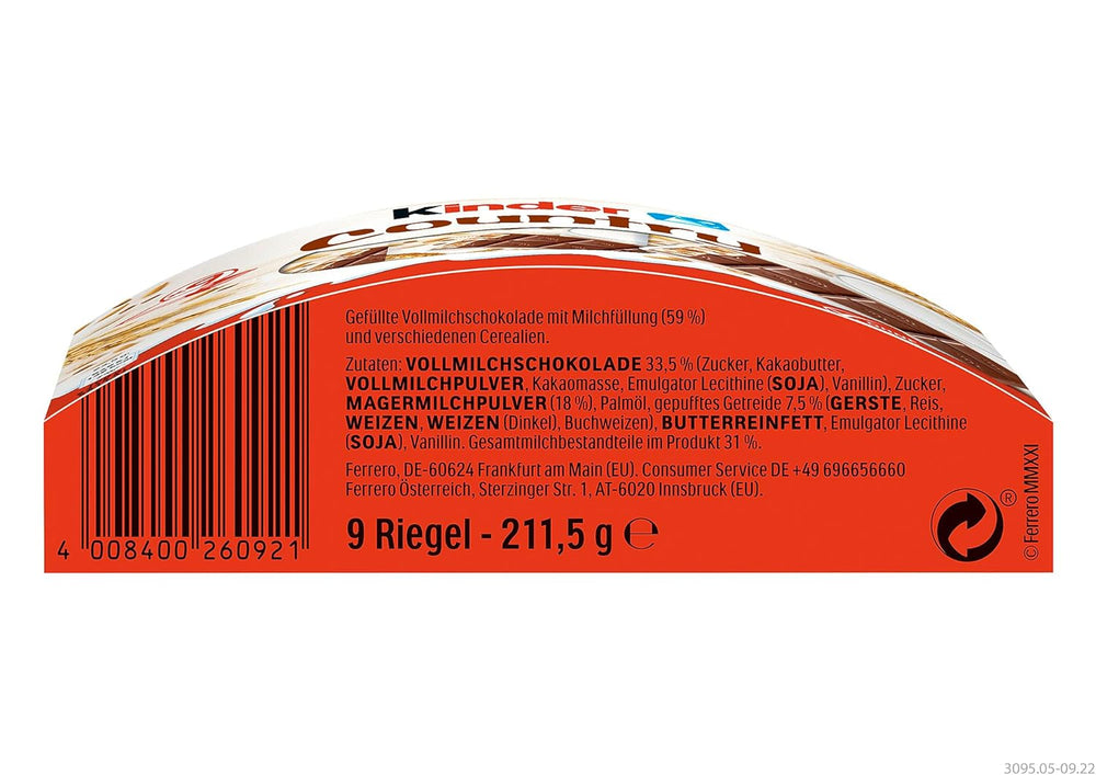 Barrette Kinder Country, 9 barrette, 212 g