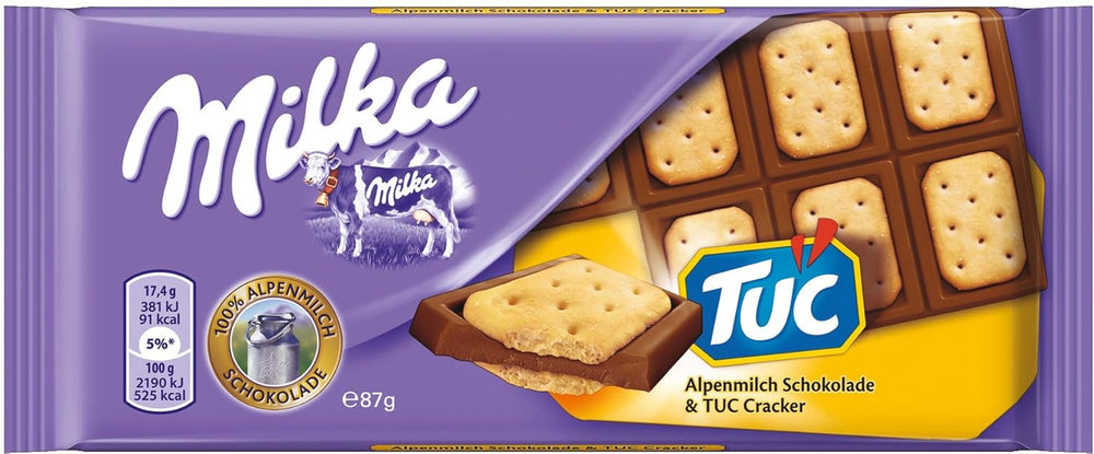 Milka Cow Spots – Cioccolato al latte alpino con cioccolato bianco con motivo a macchie di mucca – 24 x 90 g