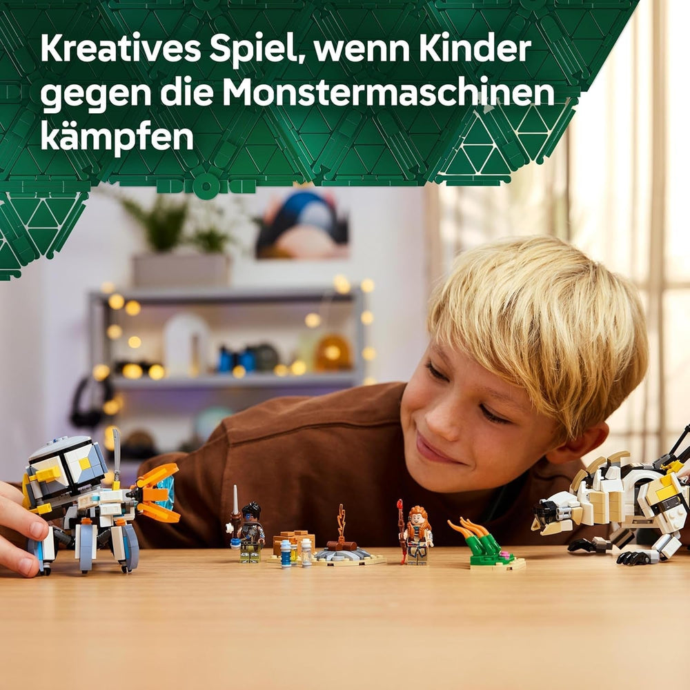 LEGO Horizon Adventures Aloy e Varl vs. Walker corazzato e dente di sega, auto mostruosa giocattolo e minifigure, set da collezione per appassionati di videogiochi, ragazzi e ragazze di età superiore a 9 anni 77037 Set da costruzione Besuche den LEGO-Store