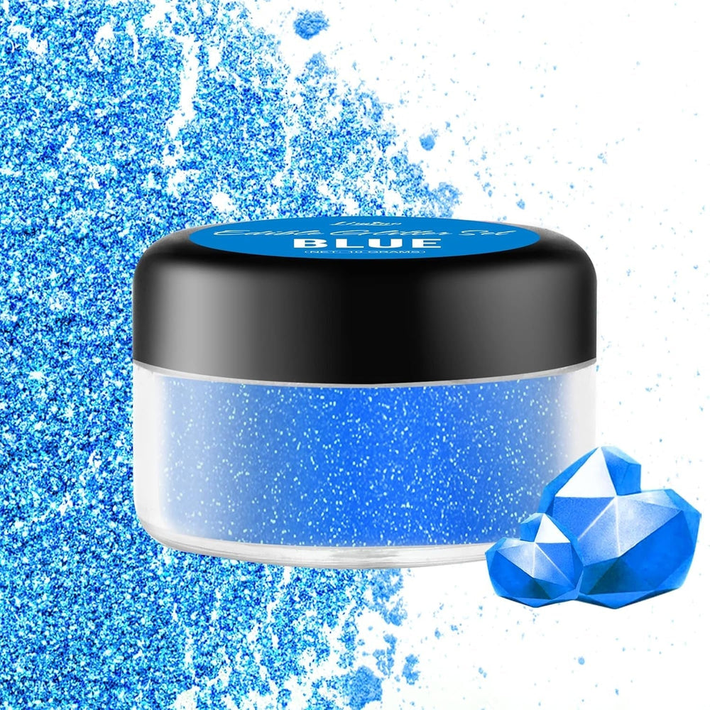Glitter commestibili, 10 grammi, vari colori Glitter Naty Shop Blu
