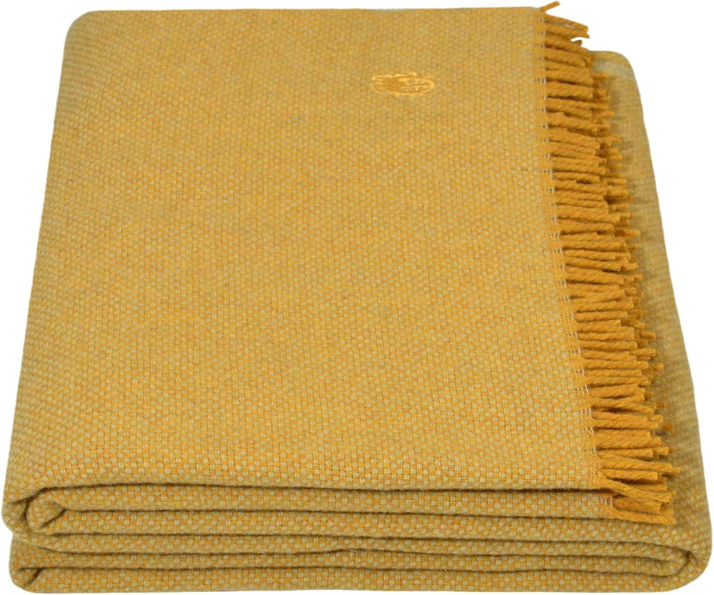 Must Relax Blanket - Coperta in lana - Plaid in pura lana vergine di alta qualità con frange - 130X190 Cm - 310 Rosa - Da "Zoeppritz since 1828" Letti e Coperte 'zoeppritz since 1828' 160 Curry 130X190Cm