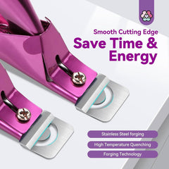 Saviland Unghiere Manichiură Cutter Cutter Cu 15 Magneți, Unghii cu Gel Unghii Trimmer Manichiură Unghii Cutter pentru Unghii Artificiale Unghii cu Gel Unghii Acrilice Unghii Unghii False (Roșu Roșu)