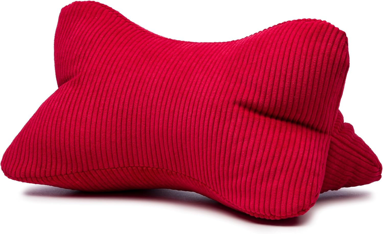 Gözze - Pernă de citit Capri, pernă de gât cu aspect fin de catifea reiată, pernă de citit și relaxare pentru gât și spate, 40 x 25 cm - Liliac