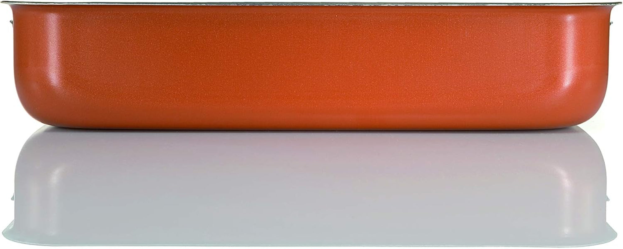 Zecchino teglia teflon 40x28cm, alluminio, multicolore, 40x28 Stampi e teglie Naty Shop