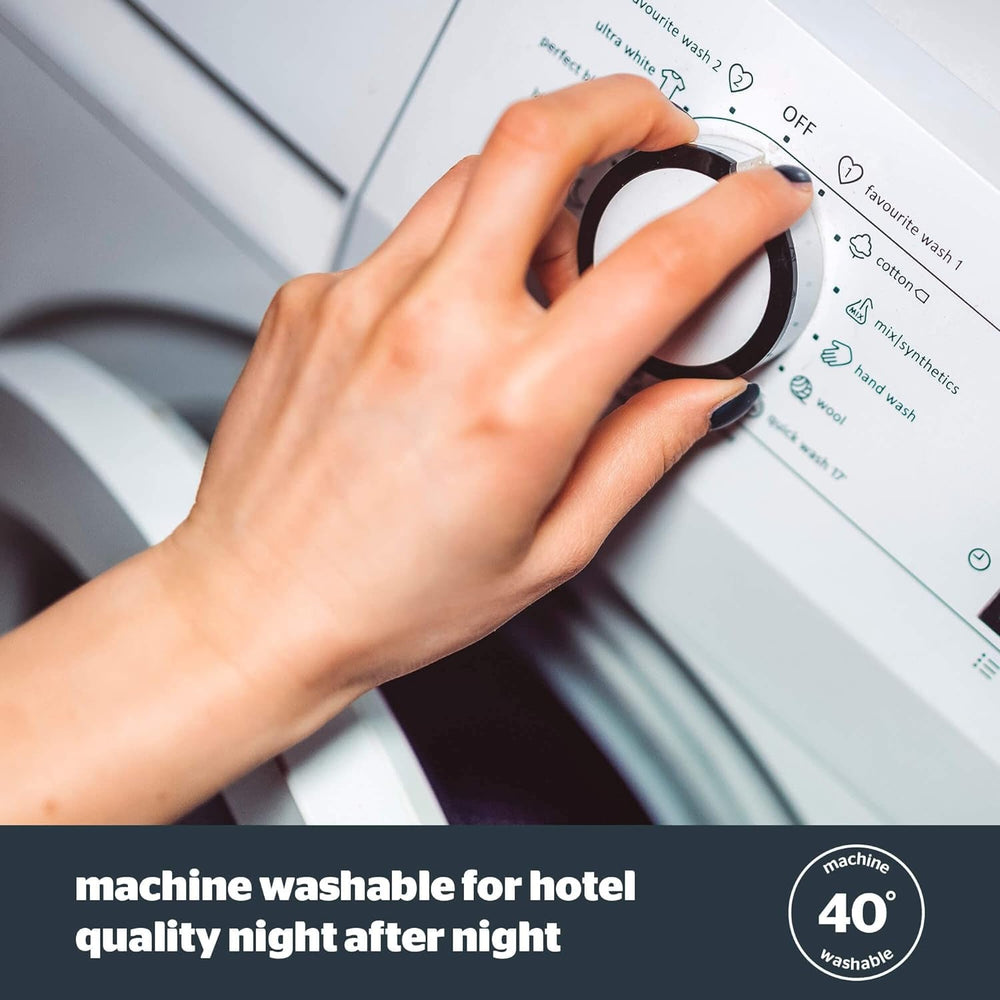 Trapunta Silentnight Hotel Collection per letto matrimoniale, 13,5 TOG, bianca, microfibra, bianco, letto singolo 135 X 200Cm Trapunte e trapunte Naty Shop