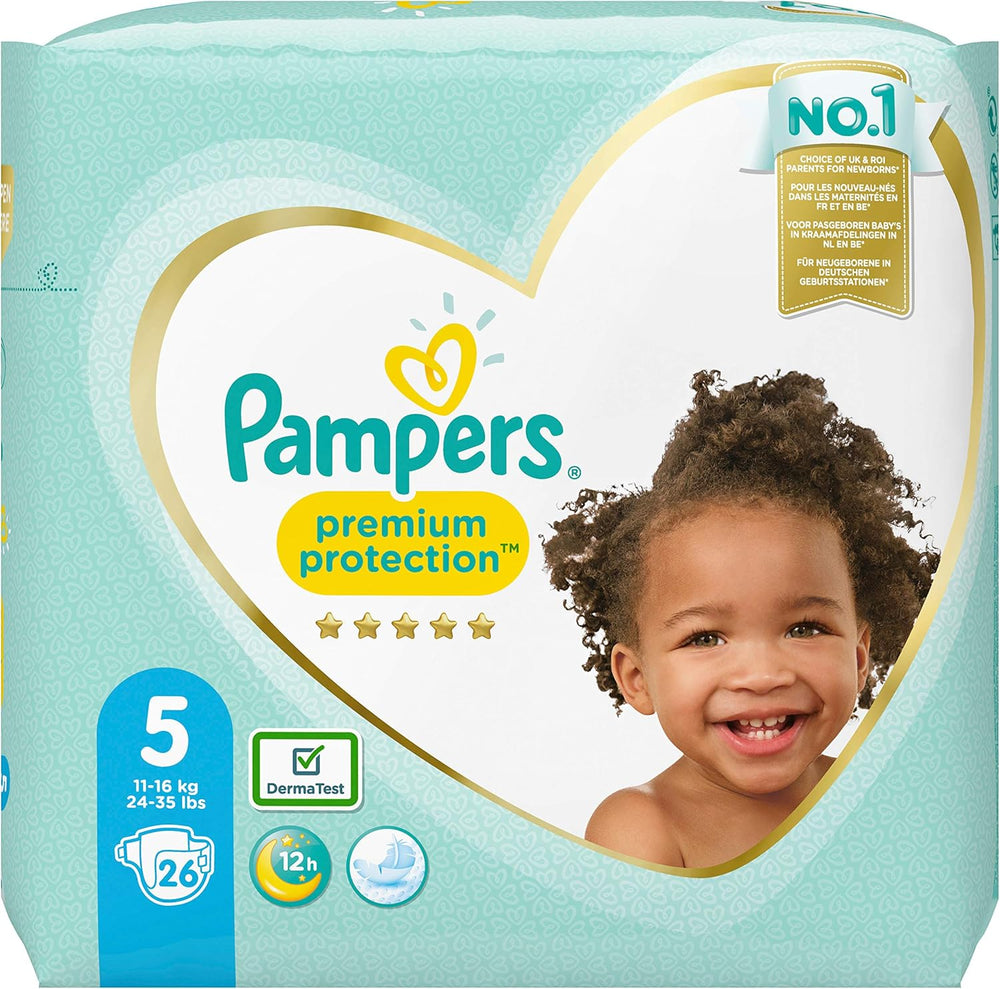 Pannolini Pampers Premium Protection per neonati, confezione Jumbo, taglia 1, 72 pezzi