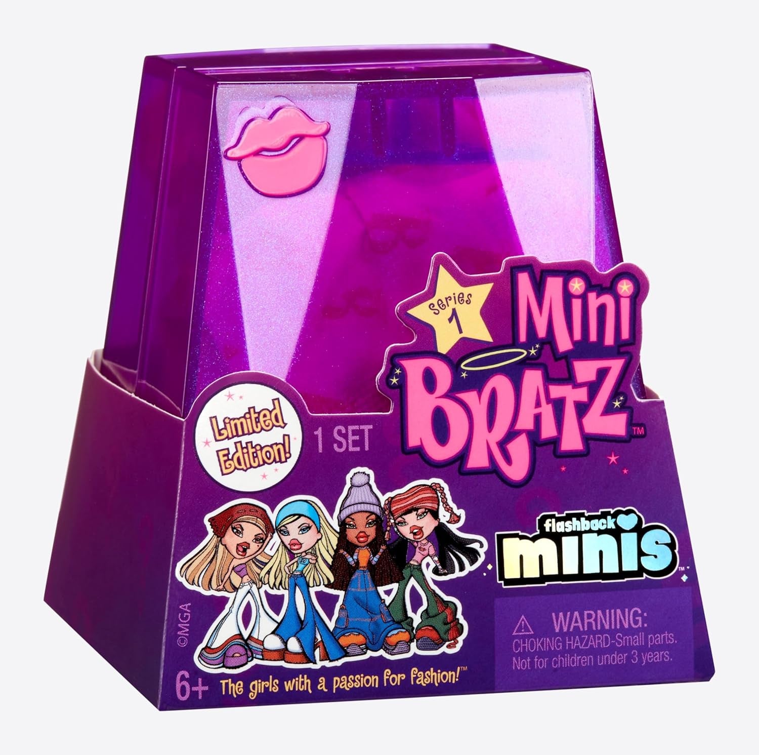 Păpuși Bratz Miniverse MGA's Y2K Nostalgia Flashback Minis Ediție Limitată - PACHET SURPRIZĂ - 2 păpuși Bratz Mini și ambalaj de prezentare - Cadou excelent pentru copii și colecționari cu vârsta de peste 6 ani