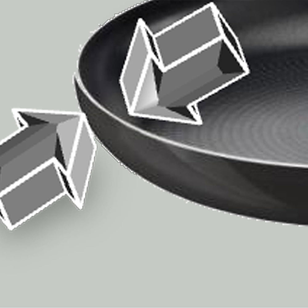 Tefal D52606 Resist, rivestimento antiaderente al titanio Pentole e Padelle Naty Shop