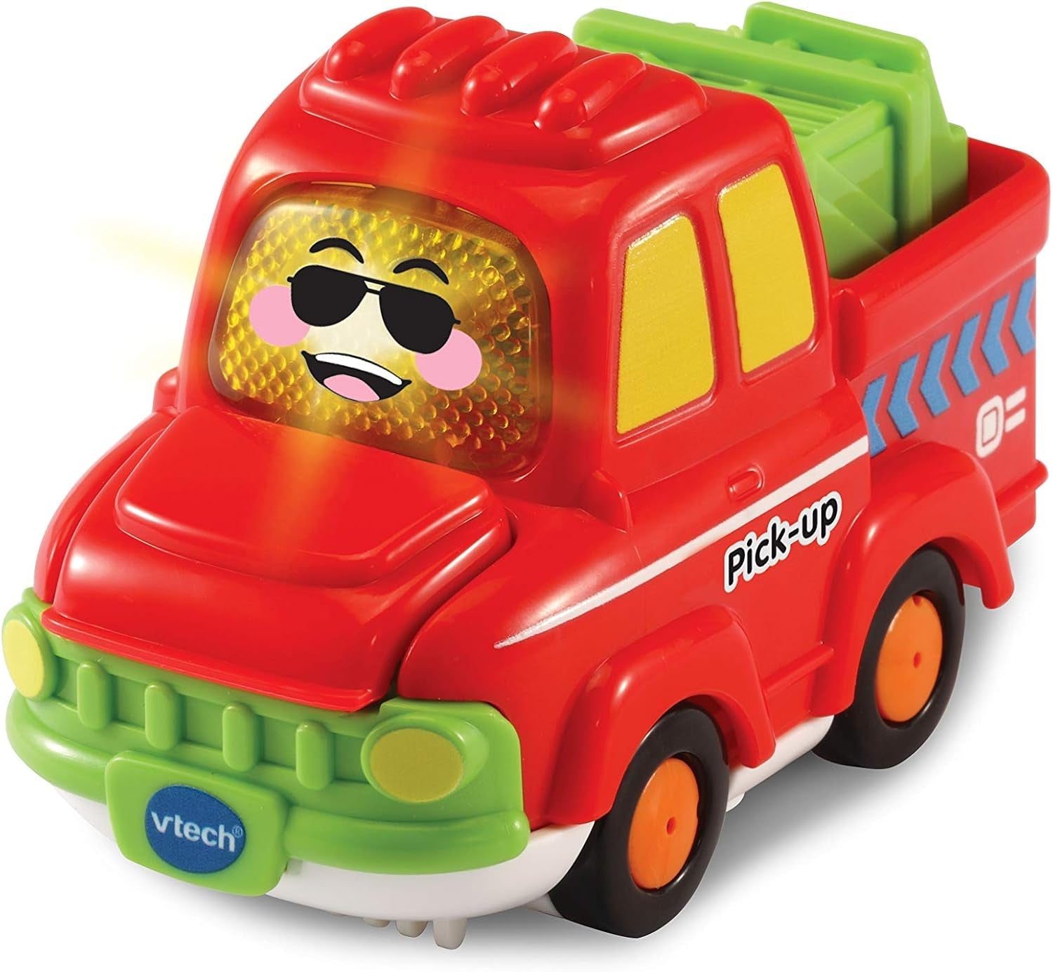 Vtech TUT TUT Baby Flitzer - Pick-up - Mașină de jucărie cu muzică, buton luminos, propoziții și sunete interesante - Pentru copii cu vârsta cuprinsă între 1-5 ani Jucarii Bebe Naty Shop