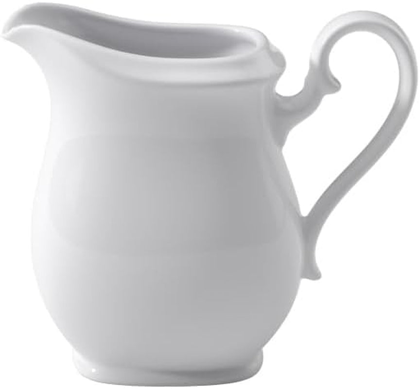 Villeroy & Boch Royal Milk Jug, ulcior mic de lapte cu design simplu, fabricat din porțelan premium de înaltă calitate, lavabil în mașina de spălat vase, 250 ml