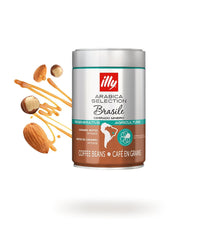ILLY 6 cutii boabe de cafea, 250 grame fiecare, Arabica Selection, Brazilia, certificat Cerrado Mineiro, Regenagri