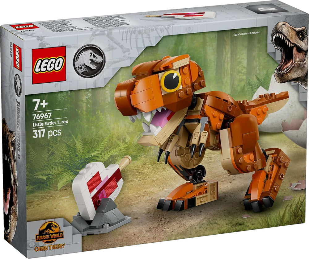 LEGO Jurassic World Little Eatie: T.Rex Giocattolo da costruzione per ragazzi e ragazze Set da costruzione dinosauro di 7 anni Modello regalo per bambini con bocca, testa e coda mobili 76967 Set da costruzione Besuche den LEGO-Store