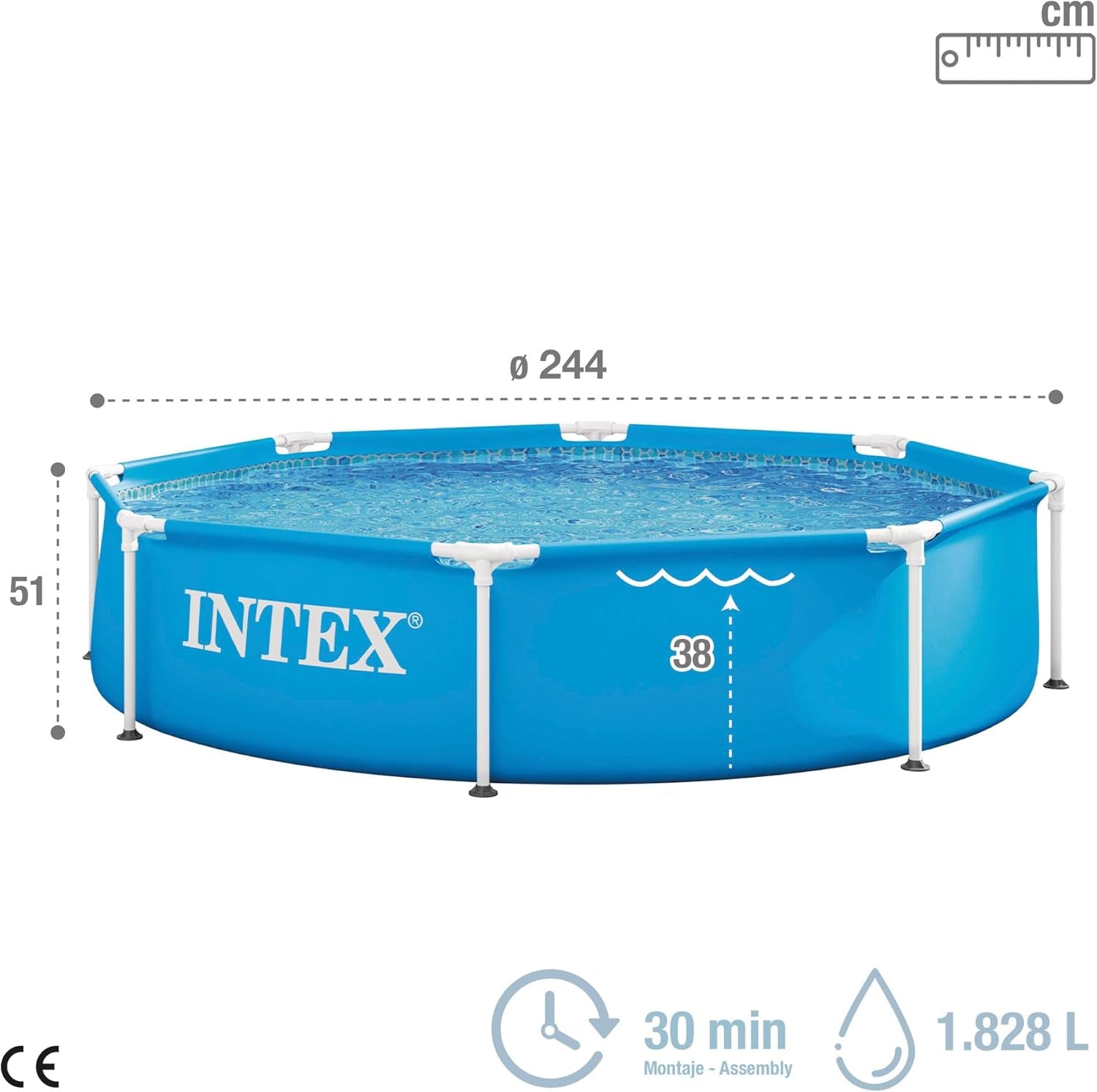 Piscina Intex con struttura in metallo 2,4 x 51 cm