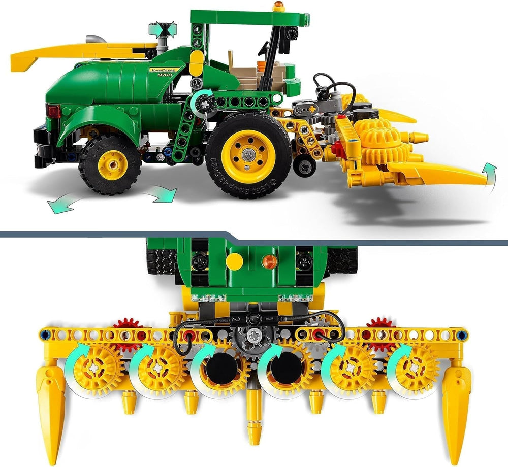 LEGO Technic John Deere 9700 Mietitrice giocattolo per bambini Trattore Fattoria Set Modello di veicolo con funzioni realistiche Regalo per ragazzi e ragazze 9 anni 42168 Set da costruzione Besuche den LEGO-Store