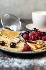 RUF Pfannkuchen Shaker, Pfannkuchenteig-Grundmischung Für 4-6 Goldbraune Eierpfannkuchen, Schnell Gemacht, Nur Milch Zugeben, Schütteln, Fertig, 1X200G Naty Shop