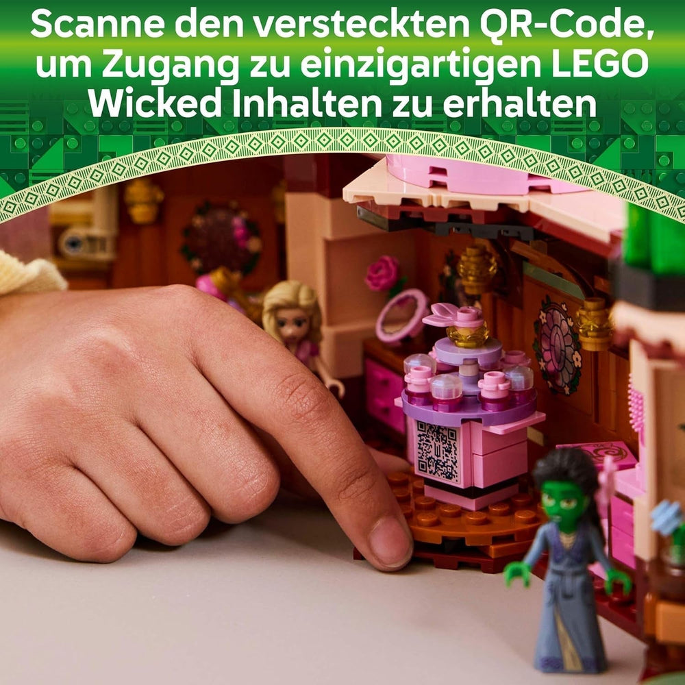 La camera da letto di Wicked Glinda ed Elphaba LEGO - Casa delle bambole con 2 mini bambole della Strega di Oz, fantastici accessori tra cui fiori e abiti - Giocattolo creativo per ragazze 8+ e fan - 75683 Set da costruzione Besuche den LEGO-Store