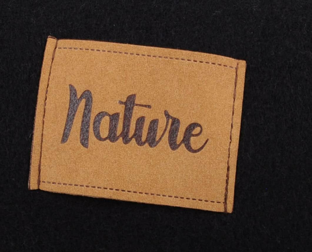 Coperta in tessuto pile Dawson - nera - misure 130 X 150 cm - grande coperta morbida e calda per divano o camera da letto - copriletto - ideale per la casa e il picnic Coperte e trapunte Naty Shop