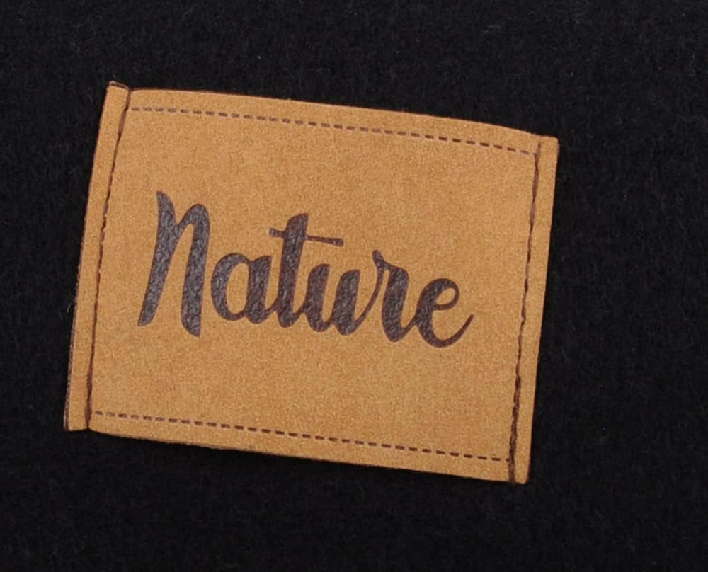 Coperta in tessuto pile Dawson - nera - misure 130 X 150 cm - grande coperta morbida e calda per divano o camera da letto - copriletto - ideale per la casa e il picnic Coperte e trapunte Naty Shop