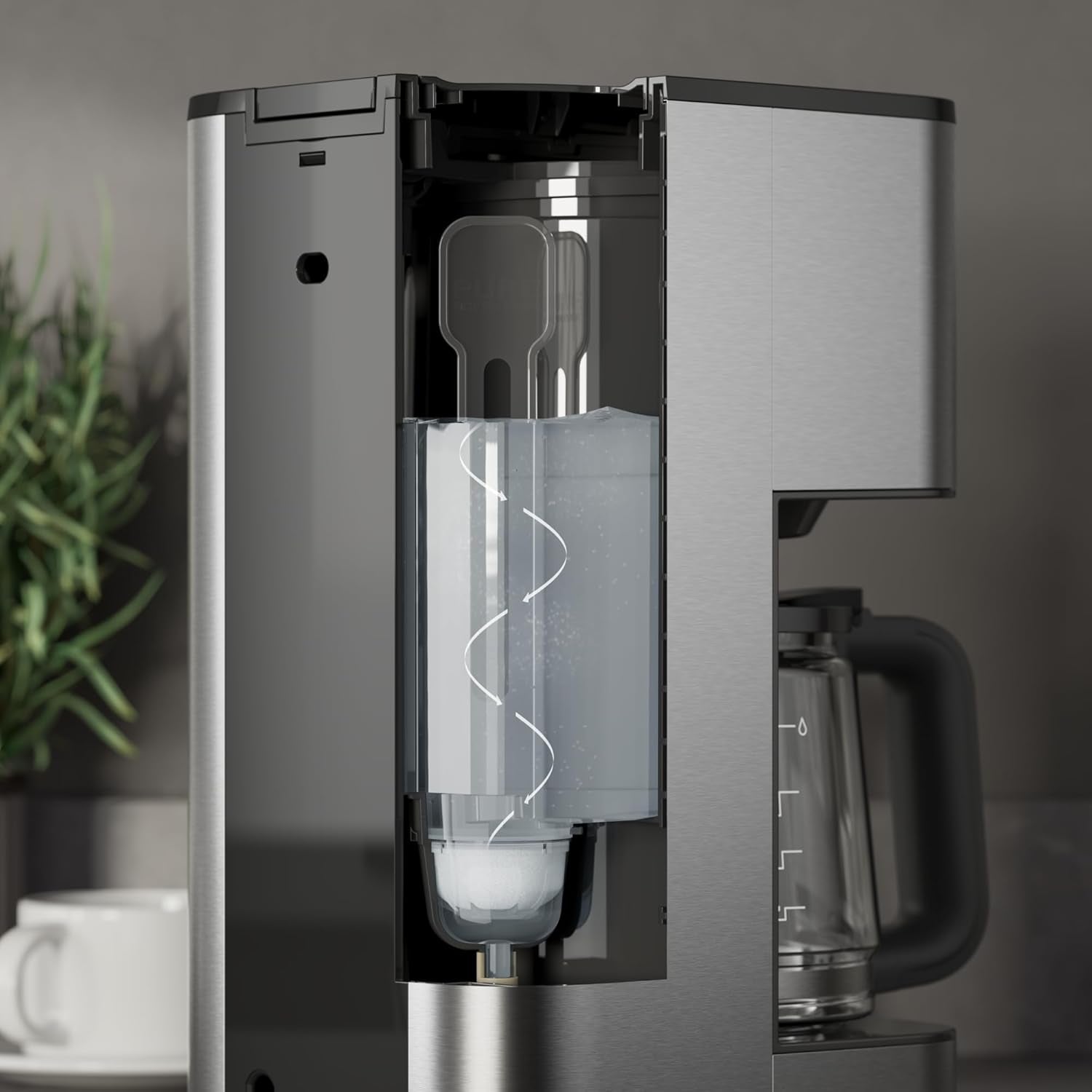 Espressor AEG Deli 5, 1,5 l, temporizator programabil, funcție de menținere la cald, oprire de siguranță, indicator nivel apă, dozaj optim, funcție anti-picurare, oțel inoxidabil, CM5-1-6ST