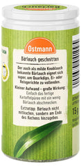 Ostmann Gewürze - Bärlauch geschnitten | Mite Knoblauch-Geschmack | Für Eio- oder Reisgerichte sowie Quarkdips | 15 g in Der Streudose