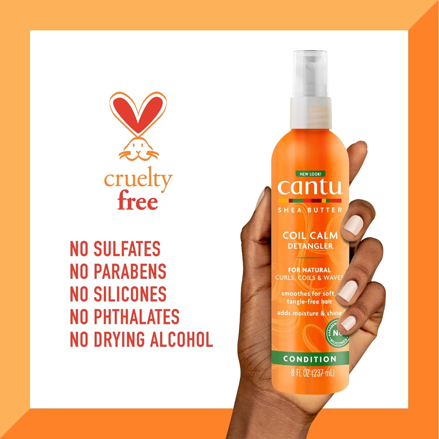 Cantu Natural Hair Produs pentru descurcarea parului Coil Calm spray 226,8 gram (235ML) Produse pentru descurcarea părului Naty Shop