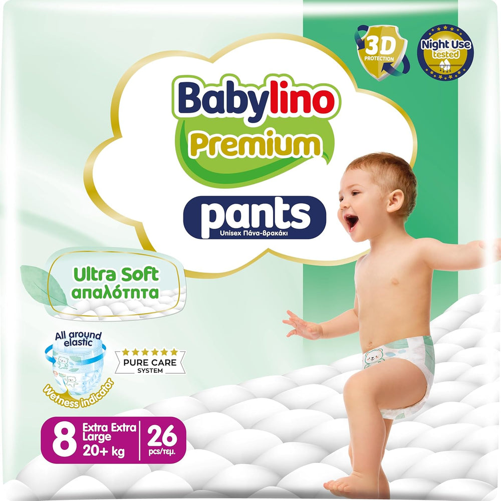 Pantaloni Premium, taglia 7, filtro ultra morbido, XL Plus (15-25 kg), 28 pezzi