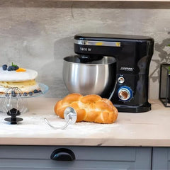 MPM - Planeten-Küchenmaschine Mit 2 Rührschüsseln 4 & 5 Liter - 1600W Küchenmaschine - Schwarz Mother and Child Naty Shop