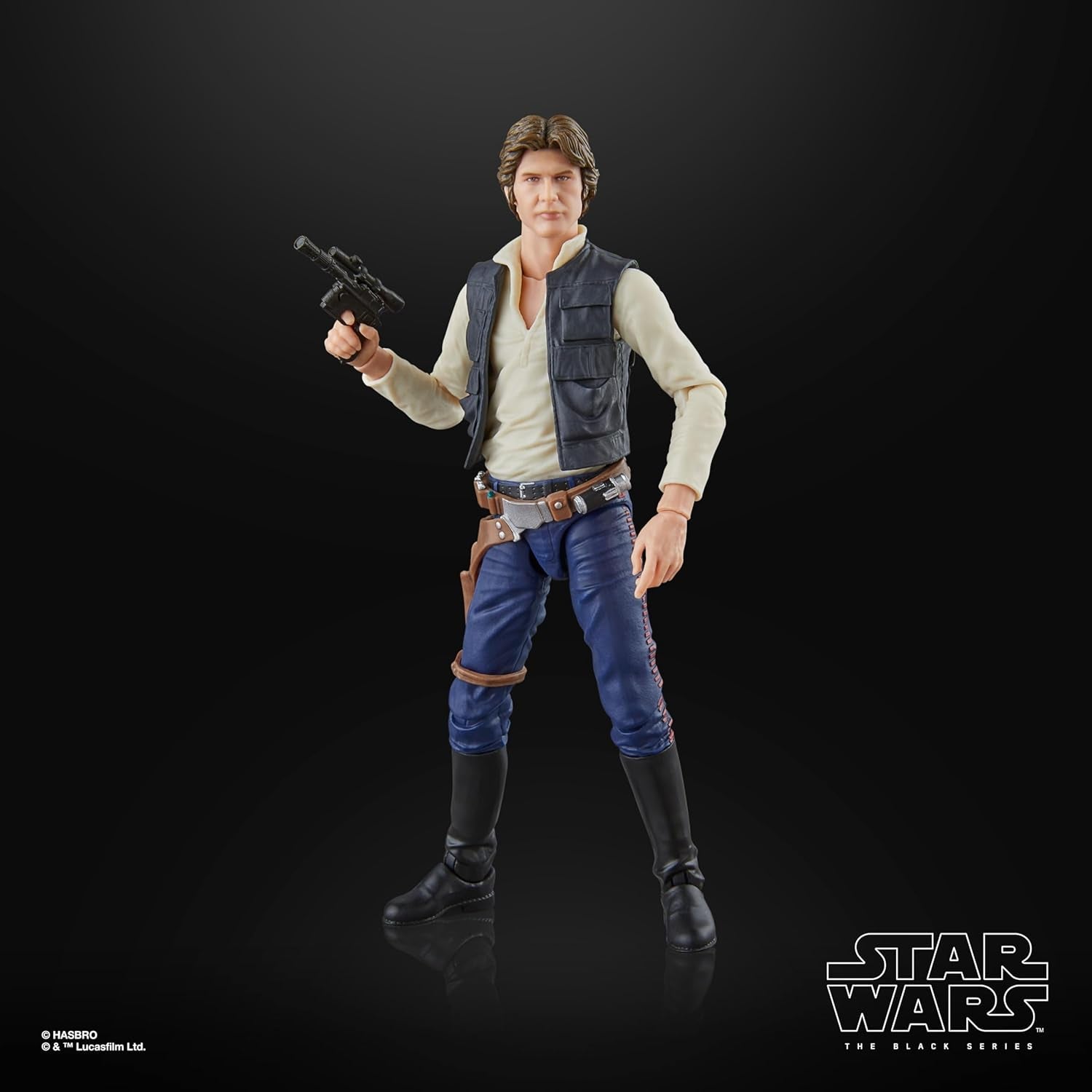 Star Wars The Black Series Han Solo, Star Wars: A Hope Premium Action Figure da collezione (15 cm) Action figures Naty Shop